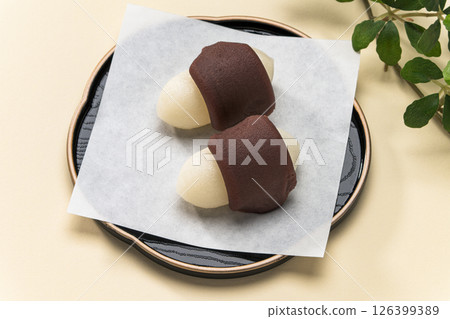 Tsukimi dumplings Tsukimi dumplings 126399389