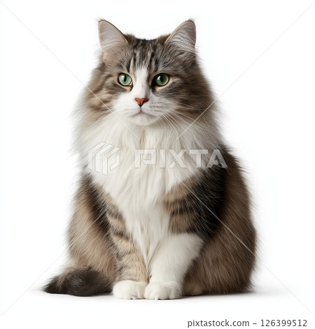 挪威森林貓抬頭 126399512