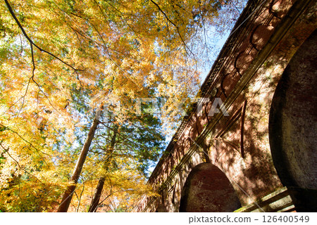 秋季風光與水路 126400549