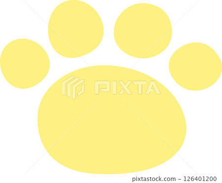 pale yellow animal footprints pale yellow animal footprints 126401200