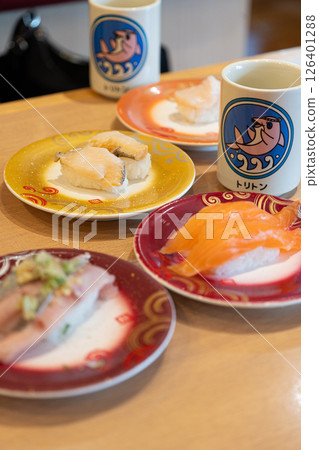 Delicious sushi from Hokkaido 126401288