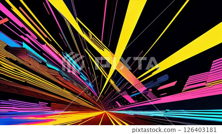 七彩光輻射 七彩光輻射 126403181