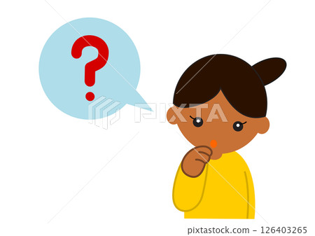 Thinking Middle Eastern girl Thinking Middle Eastern girl 126403265