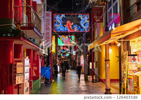 《Nagasaki Prefecture》 Nagasaki Shinchi Chinatown / Night view 126403586
