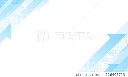 淺藍色向上點漸層箭頭裝飾框 126403713