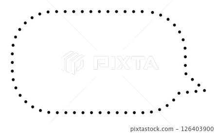 簡單的講話泡泡 126403900