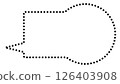 Simple speech bubble 126403908