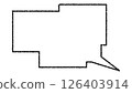 Simple speech bubble 126403914