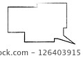 Simple speech bubble 126403915