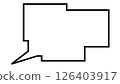 Simple speech bubble 126403917