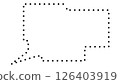 Simple speech bubble 126403919