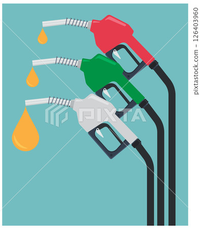 Gas pump gun vector pipe gasoline stock illustration 126403960