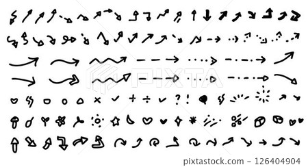 可用於框架、氣泡、箭頭、裝飾品等的向量圖示集。 可用於框架、氣泡、箭頭、裝飾品等的向量圖示集。 126404904