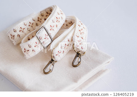 Handmade straps made from Indian embroidered ribbons 126405219