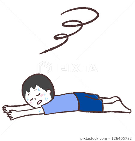 Illustration of a man falling down 126405782