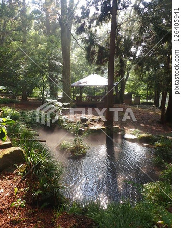 山梨縣笛吹市的藤谷瀑布 Iyashi no Mori 公園 126405941