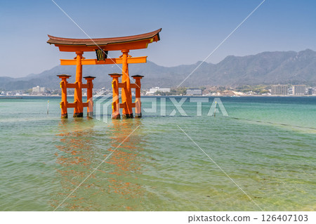 <廣島縣>宮島嚴島神社、大鳥居 126407103