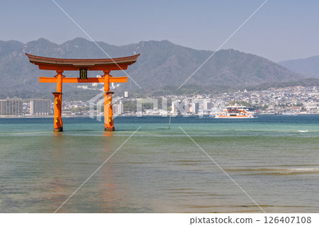 <廣島縣>宮島嚴島神社、大鳥居 126407108