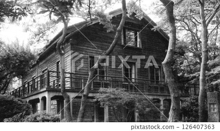 老照片，1933-1945年，東京，舊乃木宅邸（乃木公園） 126407363