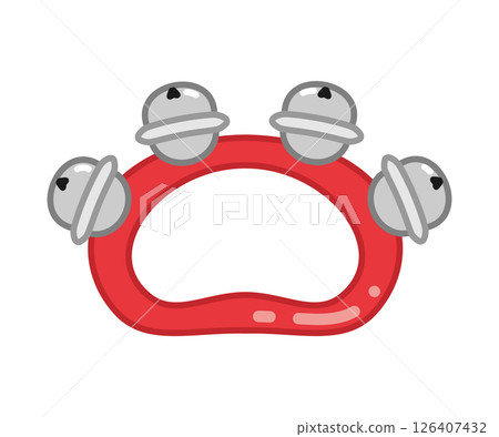 Illustration of a musical instrument bell 126407432