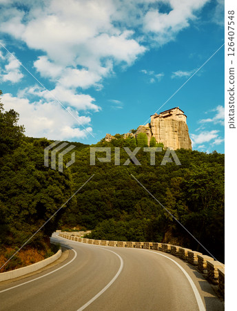 Roussanou nunnery in Meteora, Greece 126407548
