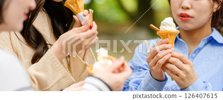 吃冰淇淋 126407615