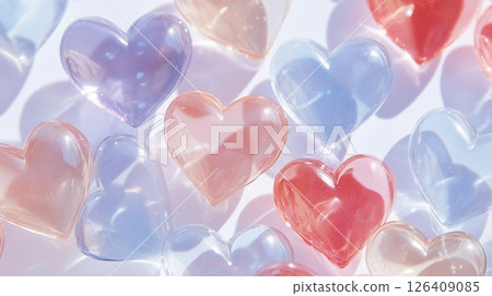 background hearts colorful. mixed background valentines colorful hearts 126409085