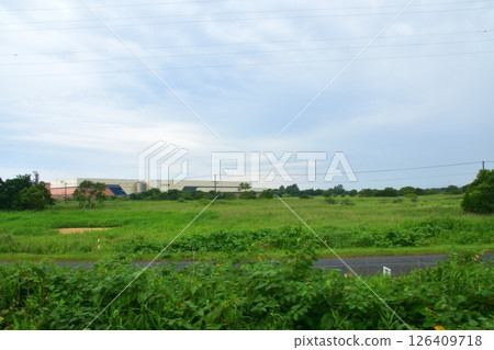 Scenery from Tomakomai Station to Mukawa Station on the JR Hokkaido Hidaka Main Line (cloudy in summer 2023) 126409718
