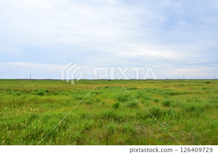 Scenery from Tomakomai Station to Mukawa Station on the JR Hokkaido Hidaka Main Line (cloudy in summer 2023) 126409729