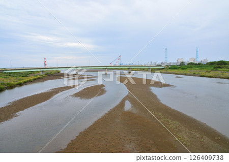 JR北海道日高本線苫小牧站至穆川站的風景（2023年夏季多雲） 126409738