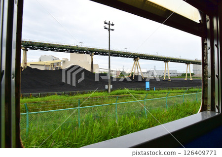 Scenery from Tomakomai Station to Mukawa Station on the JR Hokkaido Hidaka Main Line (cloudy in summer 2023) 126409771