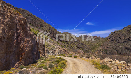 Vela Blanca Volcanic Dome, Cabo de Gata-Nijar Natural Park, Spain Vela Blanca Volcanic Dome, Cabo de Gata-Nijar Natural Park, Spain 126409893