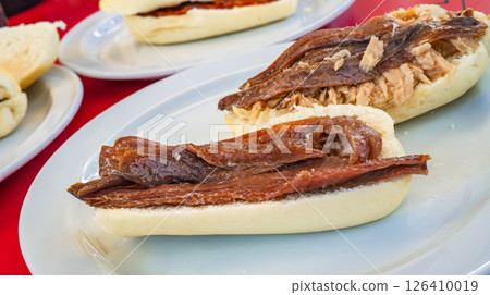 Anchovies Typical Spanish Tapa, Spain 126410019
