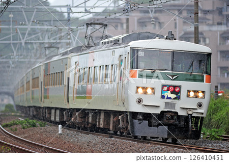 Tokaido Line Manazuru JR East 185 series A2 train (Omiya) Odoriko Tokaido Line Manazuru JR East 185 series A2 train (Omiya) Odoriko 126410451