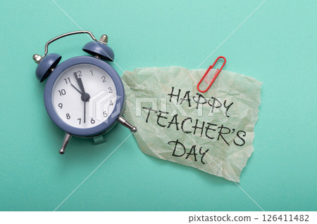 The clock is set to the time of 10:00 The clock is set to the time of 10:00 126411482