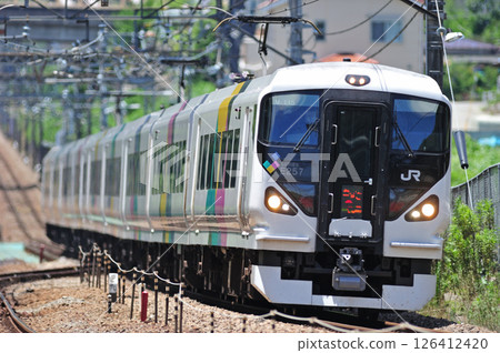 中央幹線上野原JR東日本E257系M-115編組（松本）梓海司 126412420