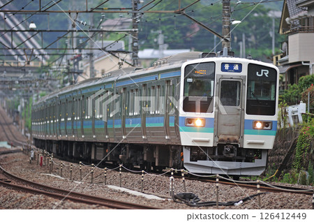 Chuo Main Line Uenohara JR East 211 series N605 formation (Nagano) Chuo Main Line Uenohara JR East 211 series N605 formation (Nagano) 126412449