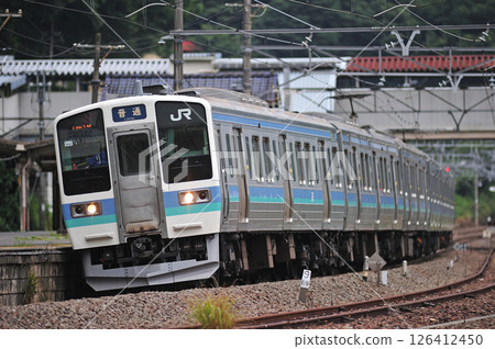 Chuo Main Line Uenohara JR East 211 series N605 formation (Nagano) Chuo Main Line Uenohara JR East 211 series N605 formation (Nagano) 126412450