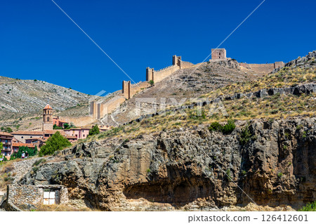 Albarracin Fortress on Rocky Ridge Albarracin Fortress on Rocky Ridge 126412601