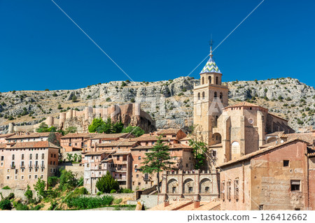 Albarracin Cathedral and Fortress Panorama Albarracin Cathedral and Fortress Panorama 126412662