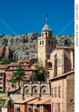 Albarracin Cathedral Tower Panorama Albarracin Cathedral Tower Panorama 126412663