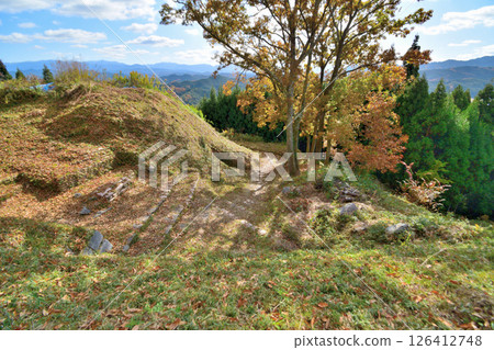 Yamato Province "Uda Matsuyama Castle" - Stone walls and enclosures of the gate ruins 126412748