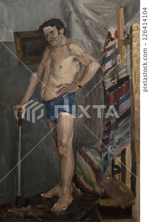 oil painting, portrait, handmade drawing oil painting, portrait, handmade drawing 126414104
