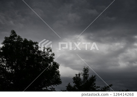 Pastel Gray Cloudy Sky Background Pastel Gray Cloudy Sky Background 126414268