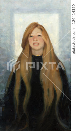 oil painting, portrait, handmade drawing oil painting, portrait, handmade drawing 126414330