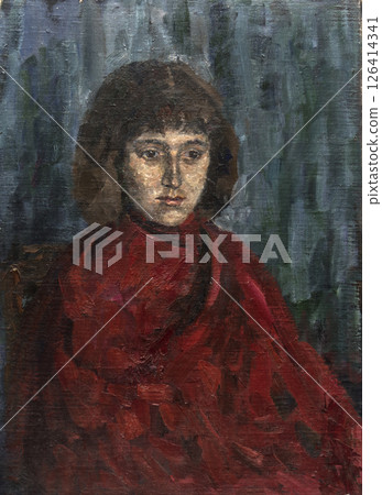 oil painting, portrait, handmade drawing oil painting, portrait, handmade drawing 126414341