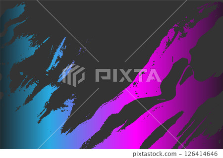 Grunge intertwined texture, threads, lines, wire, veins. Grunge old detailed texture. Vector background. 126414646