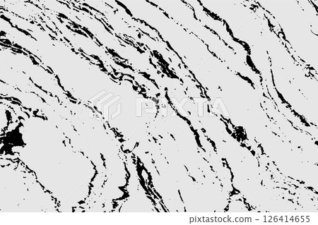 Grunge intertwined texture, threads, lines, wire, veins. Grunge old detailed texture. Vector background. 126414655