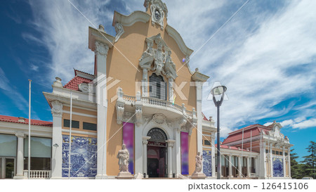 Carlos Lopes Pavilion timelapse hyperlapse, Lisbon. Former Palace of Exhibitions Carlos Lopes Pavilion timelapse hyperlapse, Lisbon. Former Palace of Exhibitions 126415106