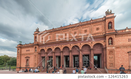 The Hamburger Kunsthalle timelapse hyperlapse, an art museum in Hamburg, Germany The Hamburger Kunsthalle timelapse hyperlapse, an art museum in Hamburg, Germany 126415263
